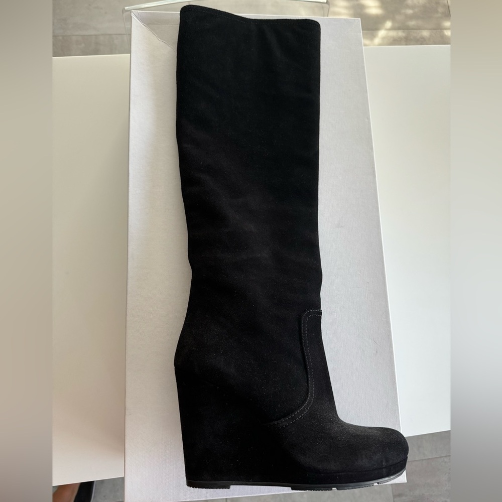 PRADA SUEDE BOOTS
